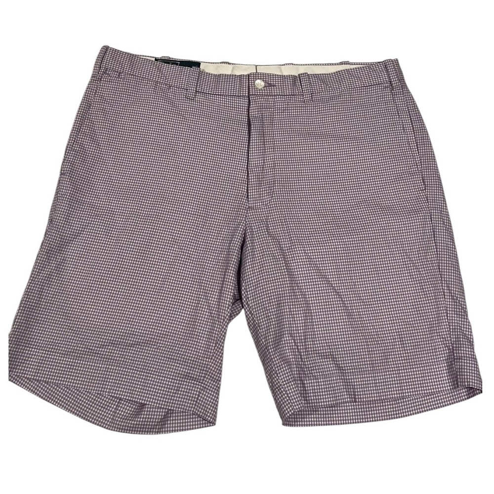 Polo Ralph Lauren Slim‎ GI Fit Gingham Shorts Purple Men's 34